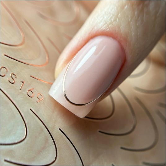 GNBLAB Samoprzylepne naklejki French rose golden STZ-CS169 48szt -zdjęcie numer 4