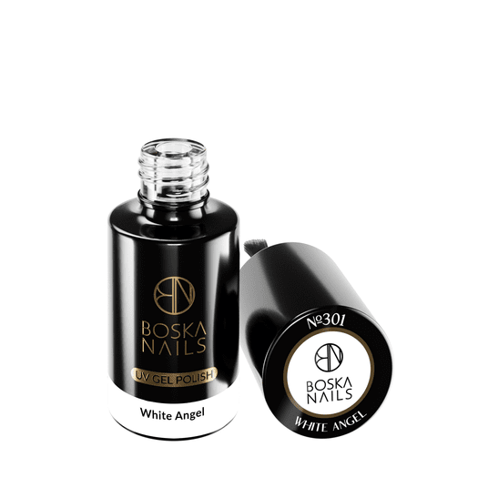 Lakier Hybrydowy Boska Nails 301 White Angel 6ml -zdjęcie numer 2