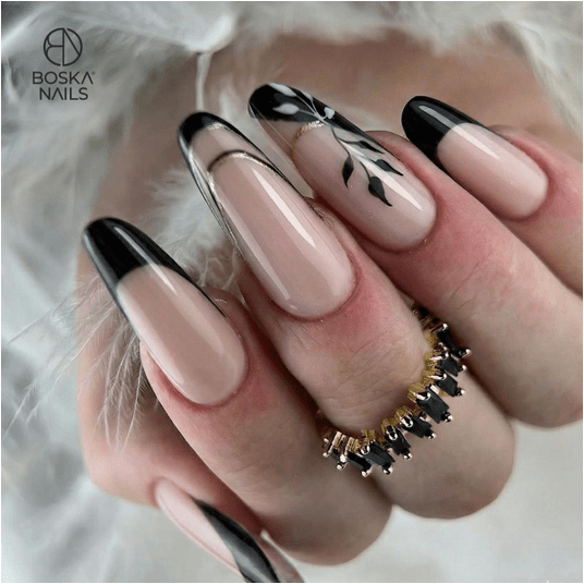 Lakier Hybrydowy Boska Nails 302 Black Hell 6ml -zdjęcie numer 4