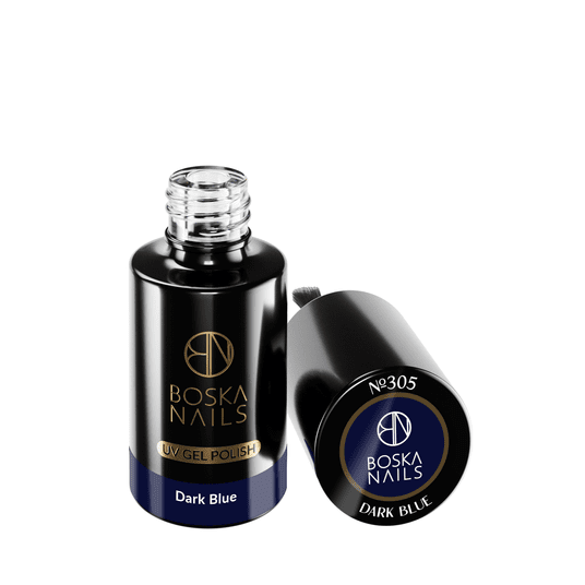 Lakier Hybrydowy Boska Nails 305 Dark Blue 6ml -zdjęcie numer 2