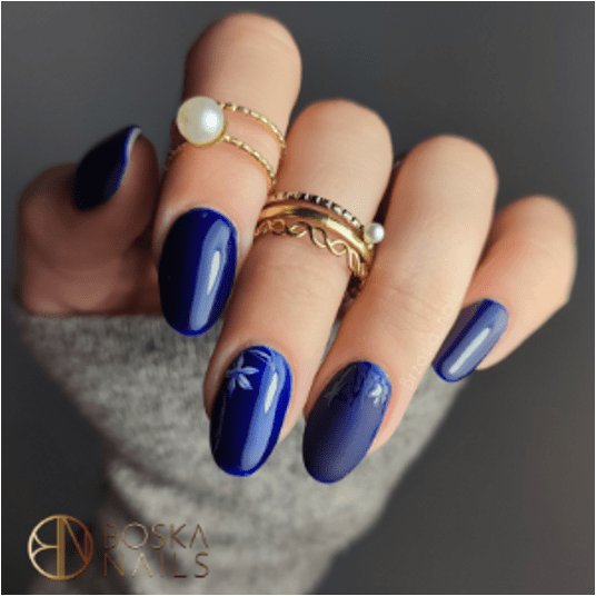 Lakier Hybrydowy Boska Nails 305 Dark Blue 6ml -zdjęcie numer 3