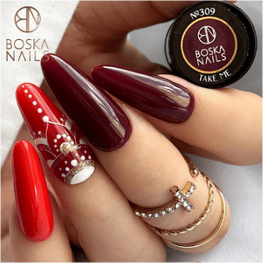 Lakier Hybrydowy Boska Nails 309 Take Me 6ml -zdjęcie numer 3