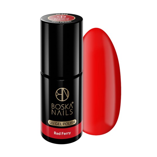 Lakier Hybrydowy Boska Nails 326 Red Ferry 6ml -zdjęcie numer 1