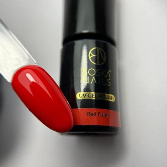 Lakier Hybrydowy Boska Nails 332 Red Drink 6ml -zdjęcie numer 2