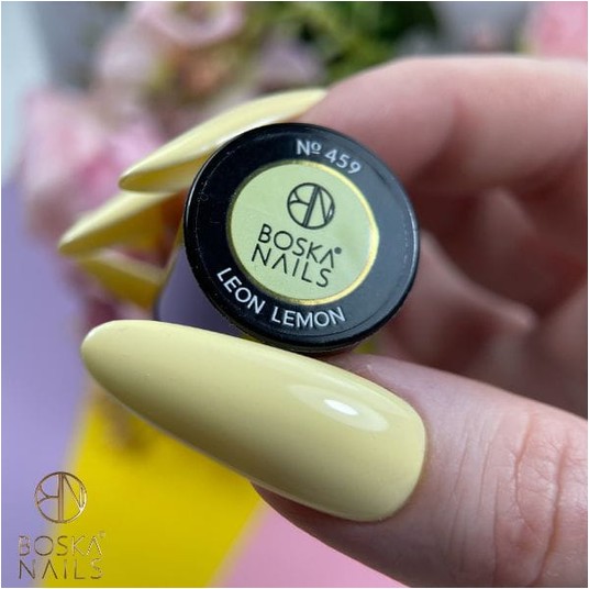 Lakier Hybrydowy Boska Nails 459 Leon Lemon 6ml -zdjęcie numer 3
