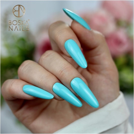 Lakier Hybrydowy Boska Nails 474 Azure Water 6ml -zdjęcie numer 4
