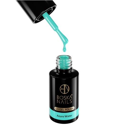 Lakier Hybrydowy Boska Nails 474 Azure Water 6ml -zdjęcie numer 2
