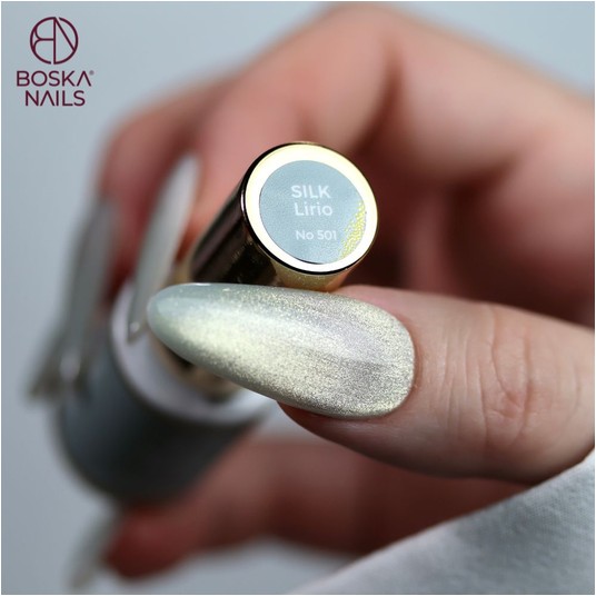 Lakier Hybrydowy Boska Nails 501 Silk Lirio 6ml -zdjęcie numer 2
