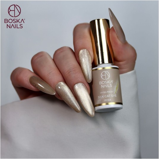 Lakier Hybrydowy Boska Nails 502 Silk Irisa 6ml -zdjęcie numer 3
