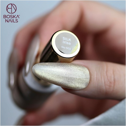 Lakier Hybrydowy Boska Nails 502 Silk Irisa 6ml -zdjęcie numer 2
