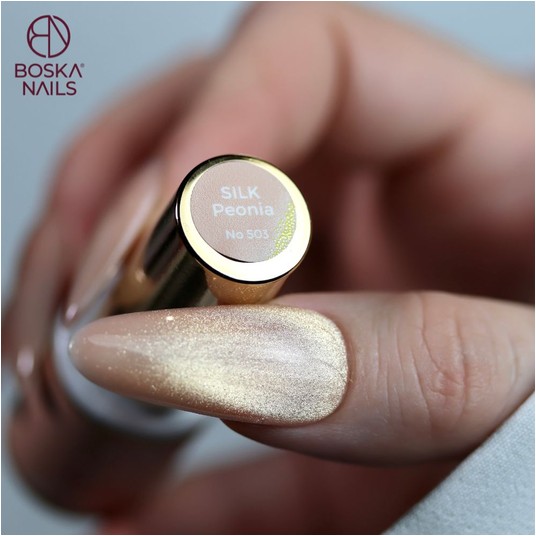 Lakier Hybrydowy Boska Nails 503 Silk Peonia 6ml -zdjęcie numer 2