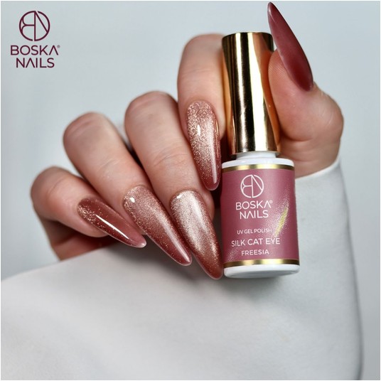 Lakier Hybrydowy Boska Nails 505 Silk Freesia 6ml -zdjęcie numer 3