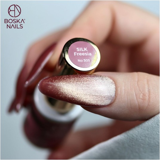 Lakier Hybrydowy Boska Nails 505 Silk Freesia 6ml -zdjęcie numer 2