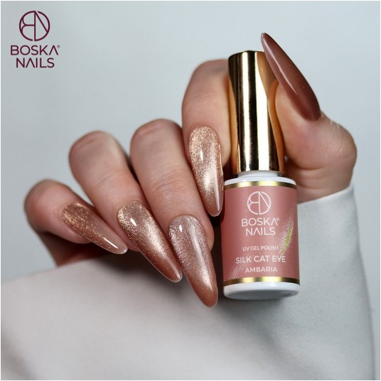 Lakier Hybrydowy Boska Nails 506 Silk Ambaria 6ml -zdjęcie numer 3