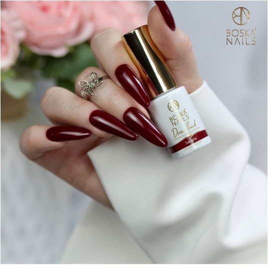 Lakier Hybrydowy Boska Nails 519 Sangria 6ml -zdjęcie numer 3