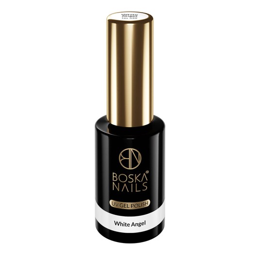 Lakier Hybrydowy Boska Nails 549 Angel White UP 10ml -zdjęcie numer 4