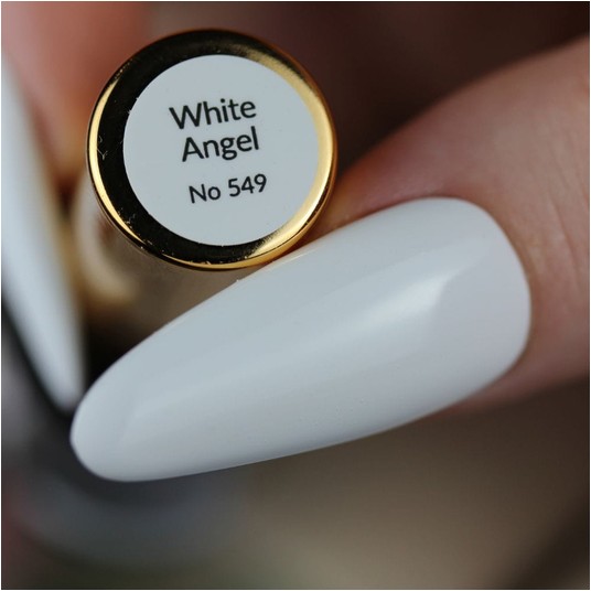 Lakier Hybrydowy Boska Nails 549 Angel White UP 10ml -zdjęcie numer 2