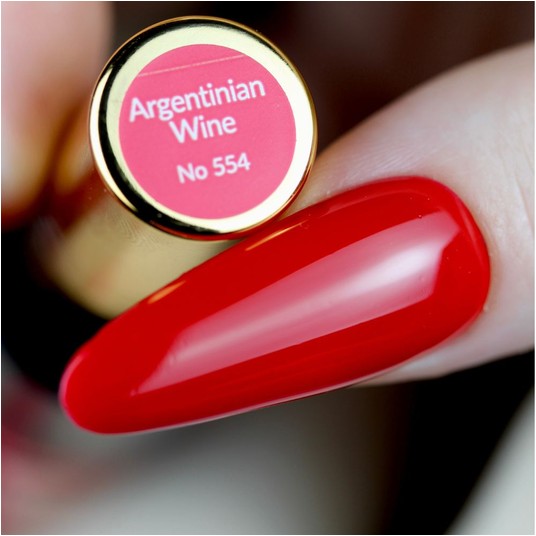 Lakier Hybrydowy Boska Nails 554 Argentinian Wine UP 10ml -zdjęcie numer 2