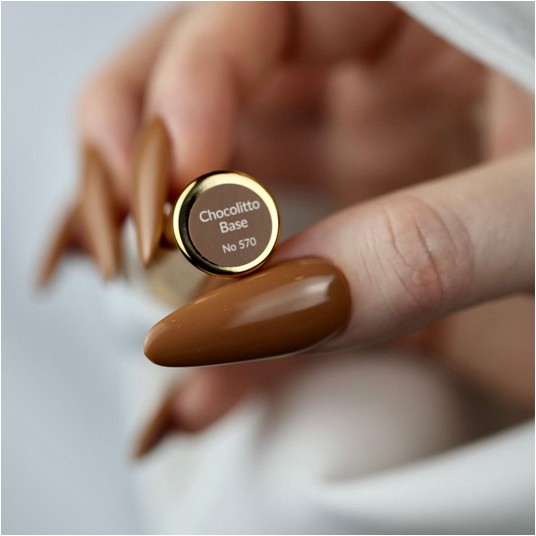 Lakier Hybrydowy Boska Nails 570 Coffe Dream Chocolitto Base 6ml -zdjęcie numer 3