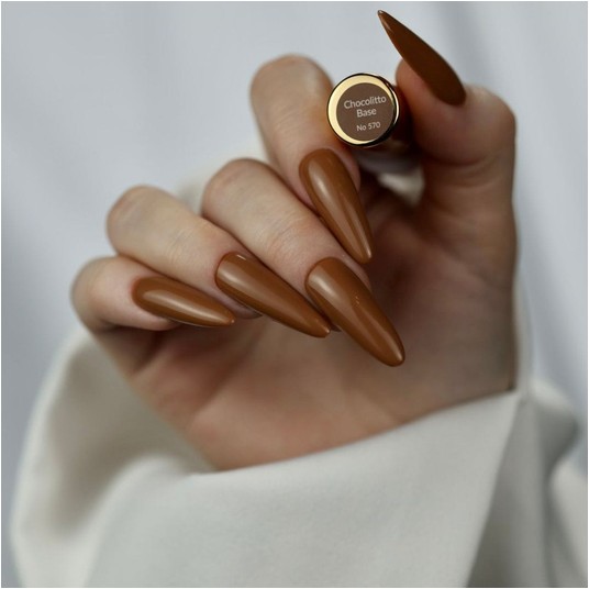 Lakier Hybrydowy Boska Nails 570 Coffe Dream Chocolitto Base 6ml -zdjęcie numer 4
