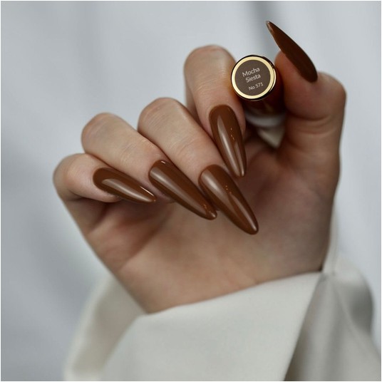 Lakier Hybrydowy Boska Nails 571 Coffe Dream Mocha Siesta 6ml -zdjęcie numer 4