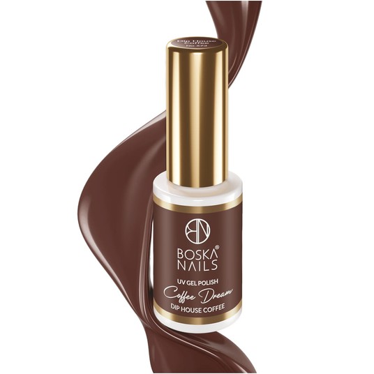Lakier Hybrydowy Boska Nails 573 Dip House Coffee 6ml -zdjęcie numer 2
