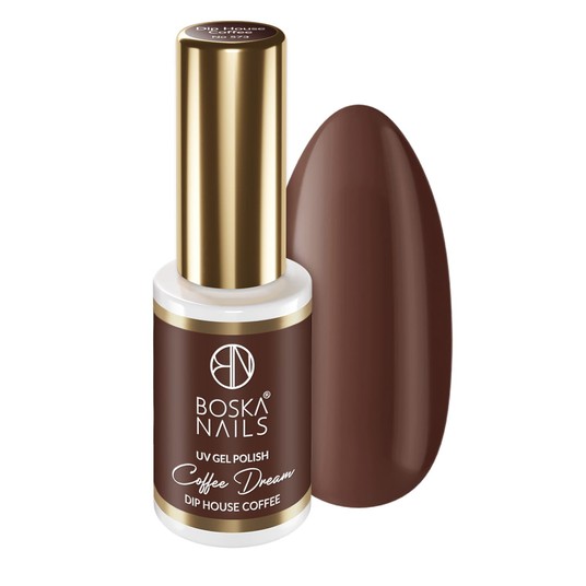 Lakier Hybrydowy Boska Nails 573 Dip House Coffee 6ml -zdjęcie numer 1