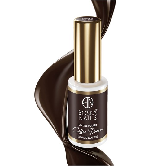Lakier Hybrydowy Boska Nails 574 Devil's Coffee 6ml -zdjęcie numer 2