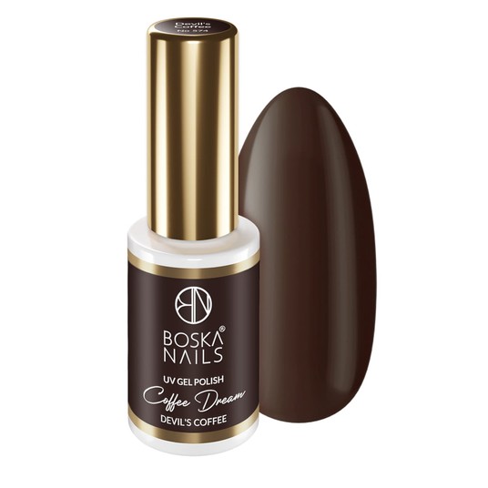 Lakier Hybrydowy Boska Nails 574 Devil's Coffee 6ml -zdjęcie numer 1