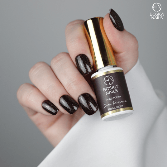 Lakier Hybrydowy Boska Nails 777 Sinful Night 6ml -zdjęcie numer 4