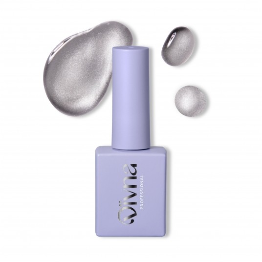Lakier Hybrydowy DIVNA Gel Polish Silk Cat Eye 01 9ml -zdjęcie numer 1