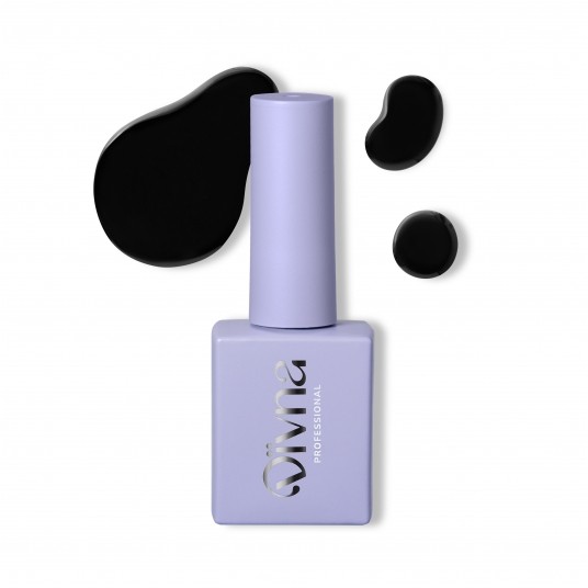Lakier Hybrydowy DIVNA Gel Polish Ultra Black 7ml -zdjęcie numer 1