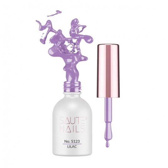 Lakier Hybrydowy Saute Nails S123 Lilac 8ml -zdjęcie numer 1