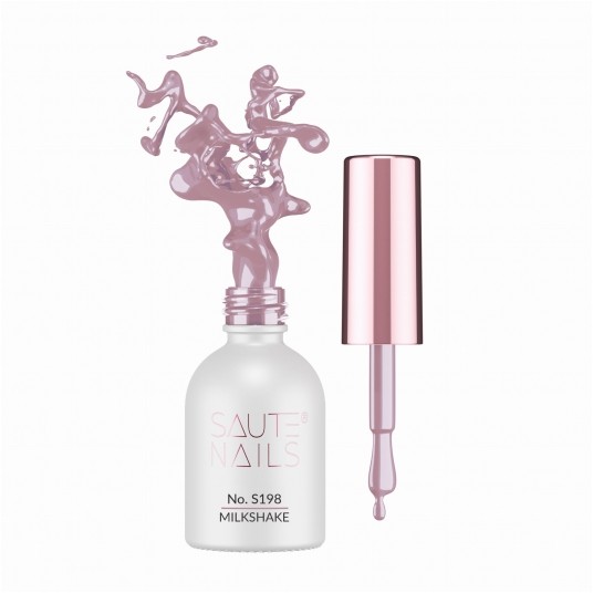 Lakier Hybrydowy Saute Nails S198 Milkshake 8ml -zdjęcie numer 1