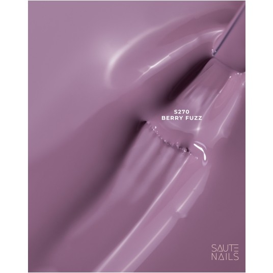 Lakier Hybrydowy Saute Nails S270 Berry Fuzz 8ml -zdjęcie numer 3
