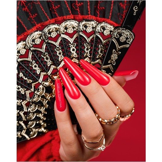 Lakier Hybrydowy Saute Nails S281 La Tomatina 8ml -zdjęcie numer 4