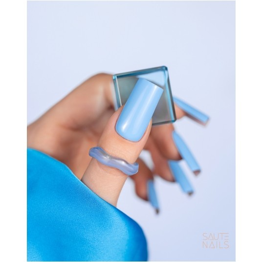 Lakier Hybrydowy Saute Nails S294 Misty Blue 8ml -zdjęcie numer 3