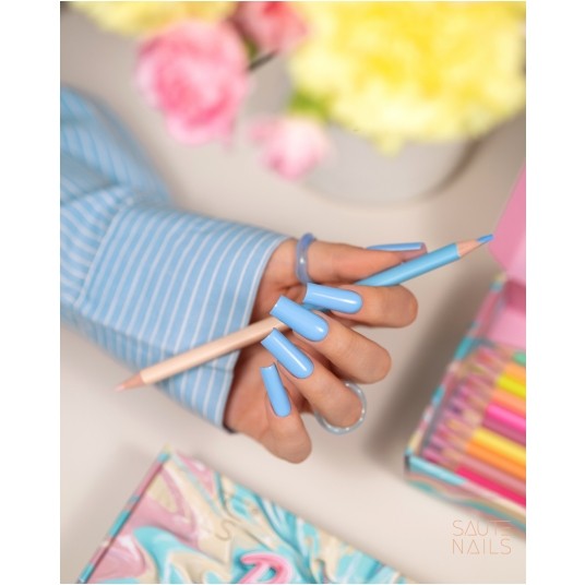 Lakier Hybrydowy Saute Nails S294 Misty Blue 8ml -zdjęcie numer 4