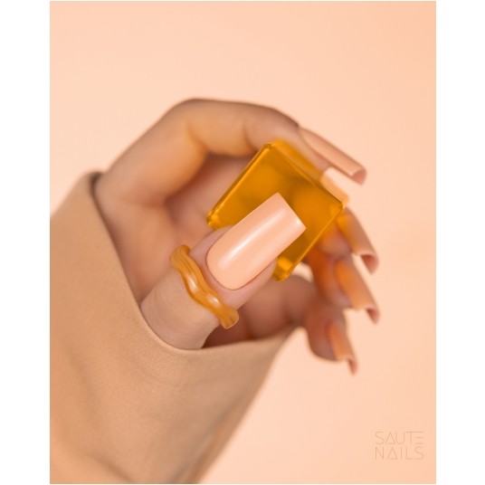 Lakier Hybrydowy Saute Nails S297 Peach Joy 8ml -zdjęcie numer 3