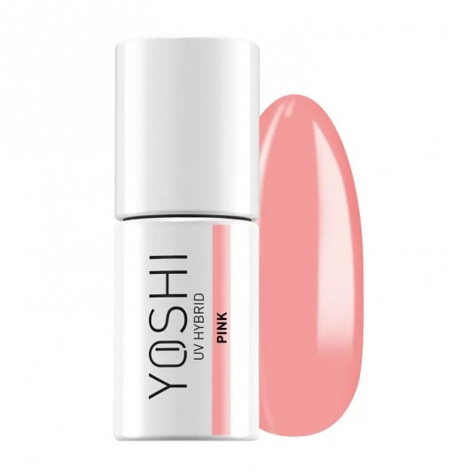 Lakier Hybrydowy YOSHI UV 004 Pink 6ml -zdjęcie numer 1