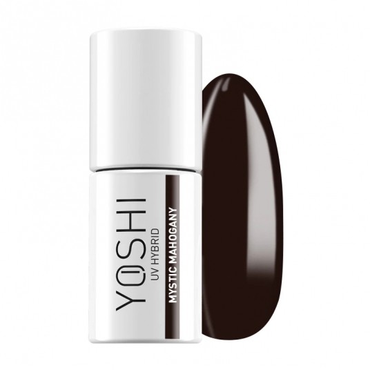 Lakier Hybrydowy YOSHI UV 137 Mystic Mahogany 6ml -zdjęcie numer 1