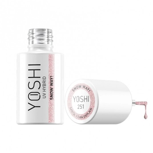 Lakier Hybrydowy YOSHI UV 251 Snow Way 6ml -zdjęcie numer 2