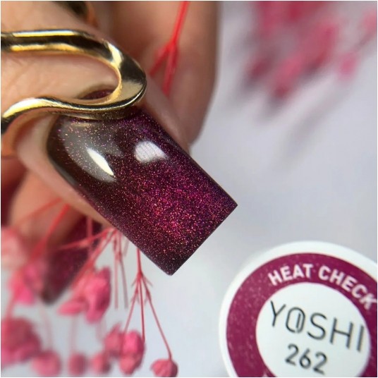 Lakier Hybrydowy YOSHI UV 262 Heat Check 6ml -zdjęcie numer 4