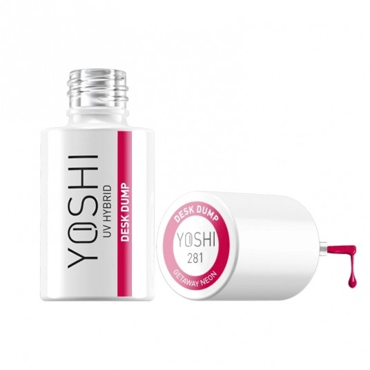 Lakier Hybrydowy YOSHI UV 281 Desk Dump 6ml -zdjęcie numer 2