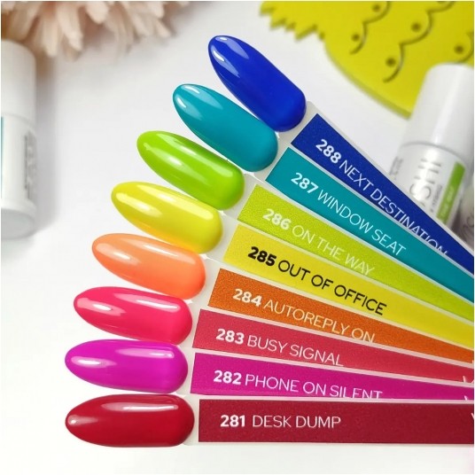 Lakier Hybrydowy YOSHI UV 281 Desk Dump 6ml -zdjęcie numer 3