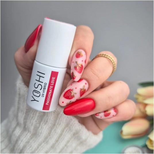 Lakier Hybrydowy YOSHI UV 613 Passionate Love 6ml -zdjęcie numer 3