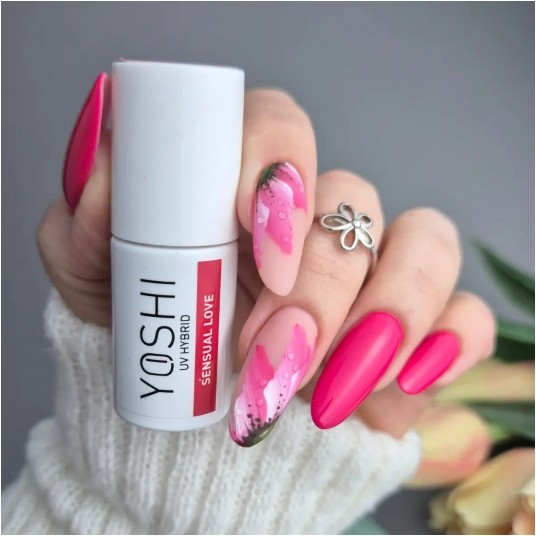 Lakier Hybrydowy YOSHI UV 614 Sensual Love 6ml -zdjęcie numer 3