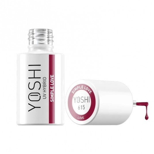Lakier Hybrydowy YOSHI UV 615 Simple Love 6ml -zdjęcie numer 2