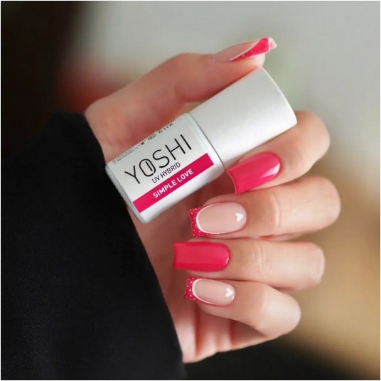 Lakier Hybrydowy YOSHI UV 615 Simple Love 6ml -zdjęcie numer 3