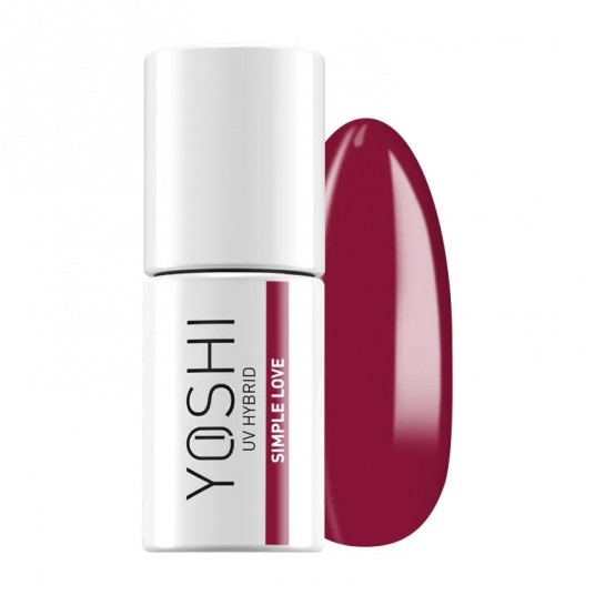 Lakier Hybrydowy YOSHI UV 615 Simple Love 6ml -zdjęcie numer 1